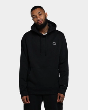 Russell Athletic Originals Small Arch Hoodie Black OversizedFit