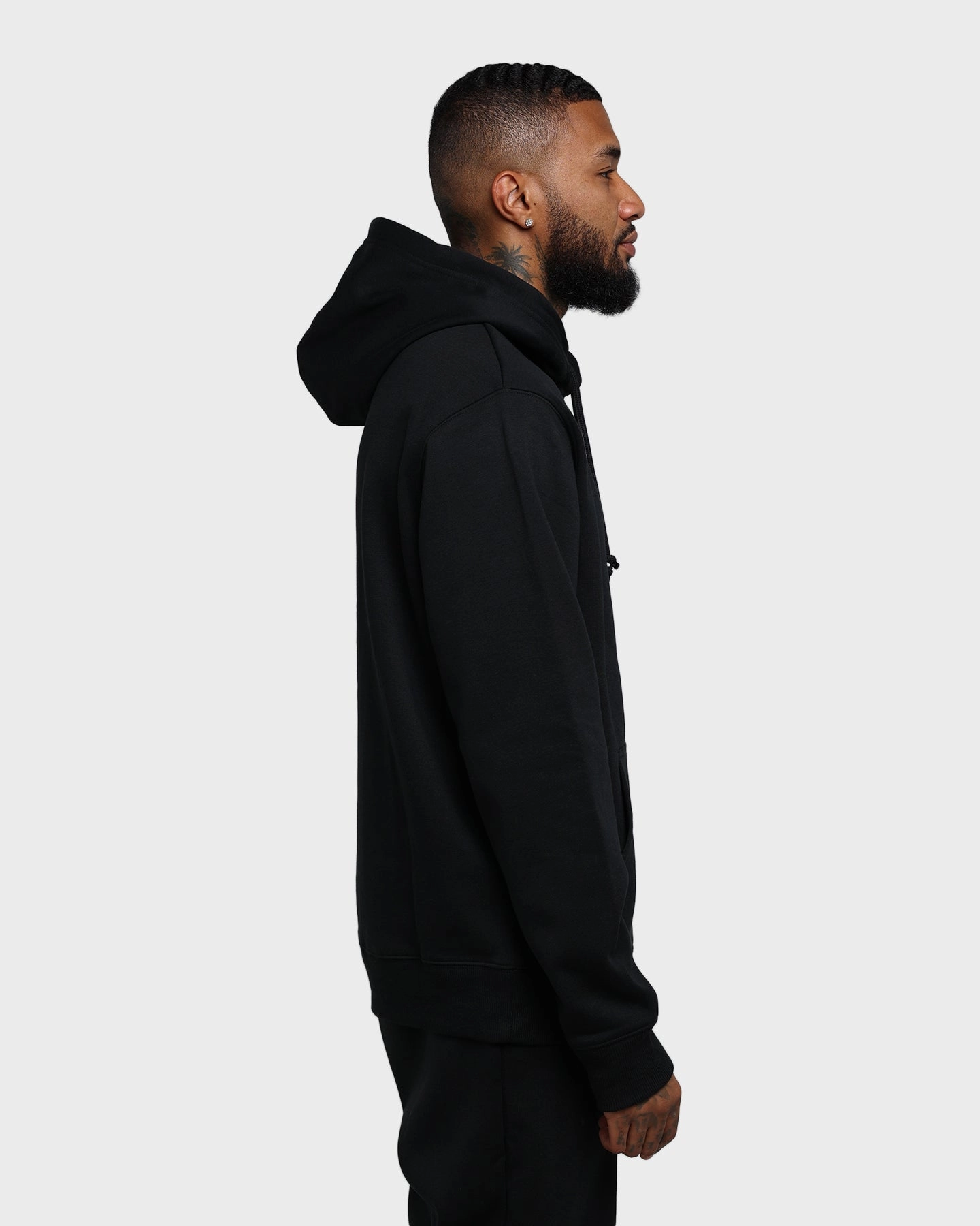 Russell Athletic Originals Small Arch Hoodie Black Minimalist Style Socks