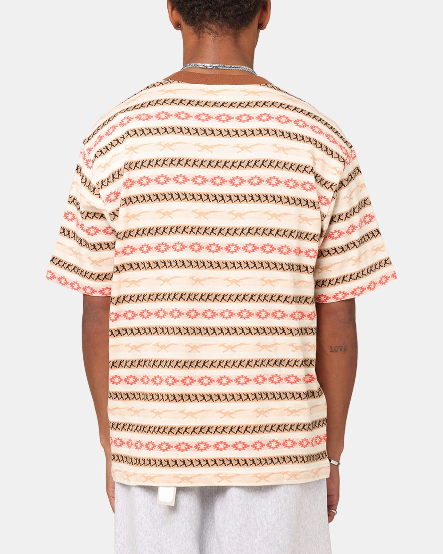 Champion Chimayo Jacquard T-Shirt Sandalwood Red Comfy Touch
