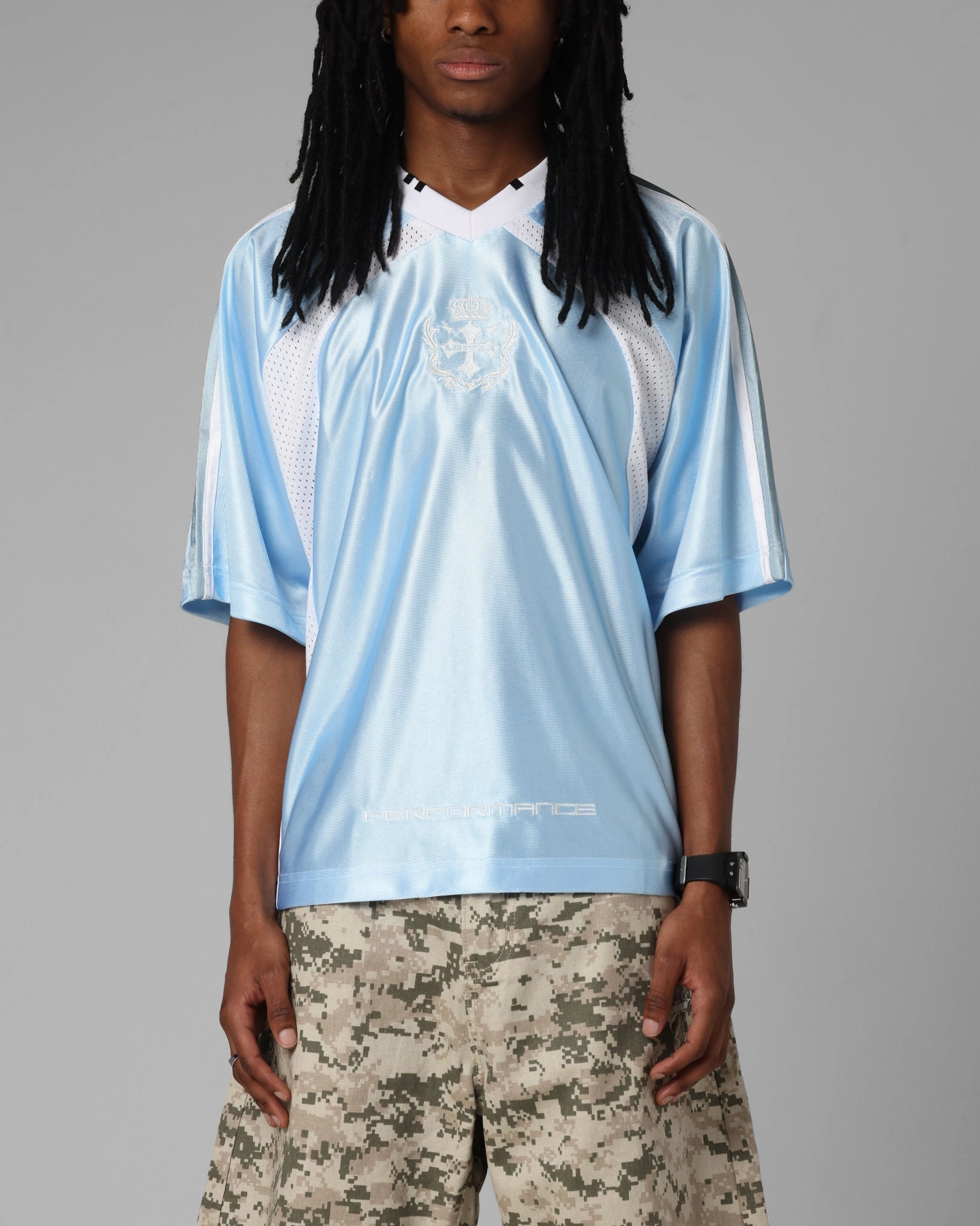 Loiter Purity Jersey Blue Raglan Sleeve