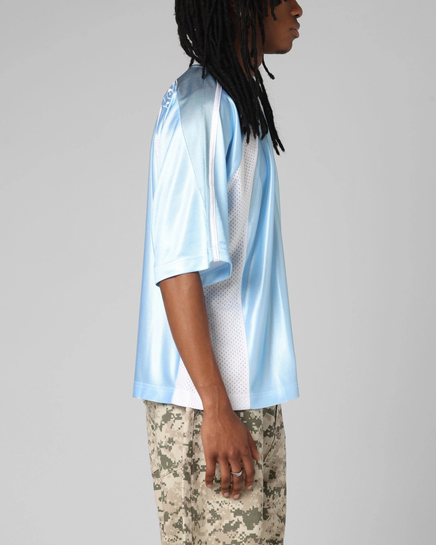 Reflective Safety Trim Casual Activewear Loiter Purity Jersey Blue