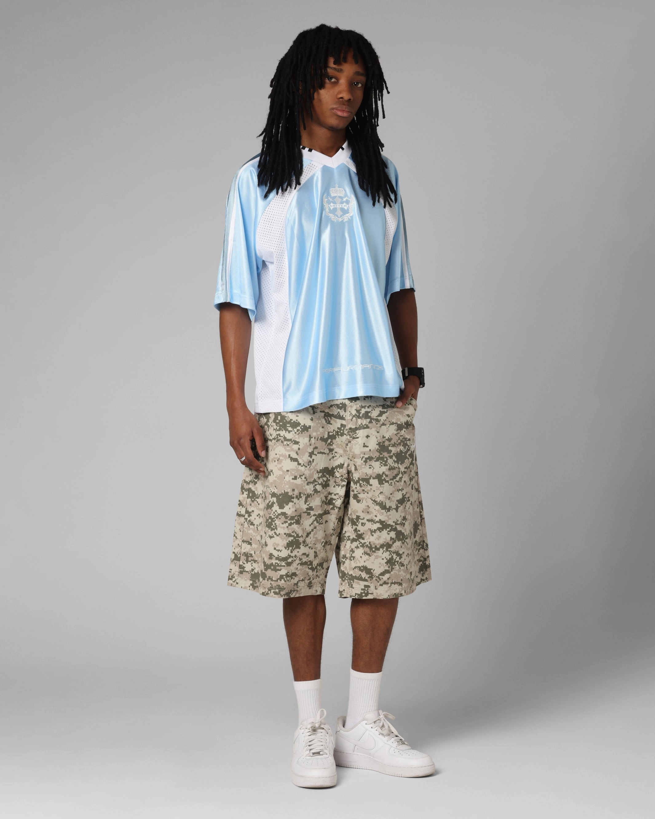 Comfort Fit Collar Loiter Purity Jersey Blue