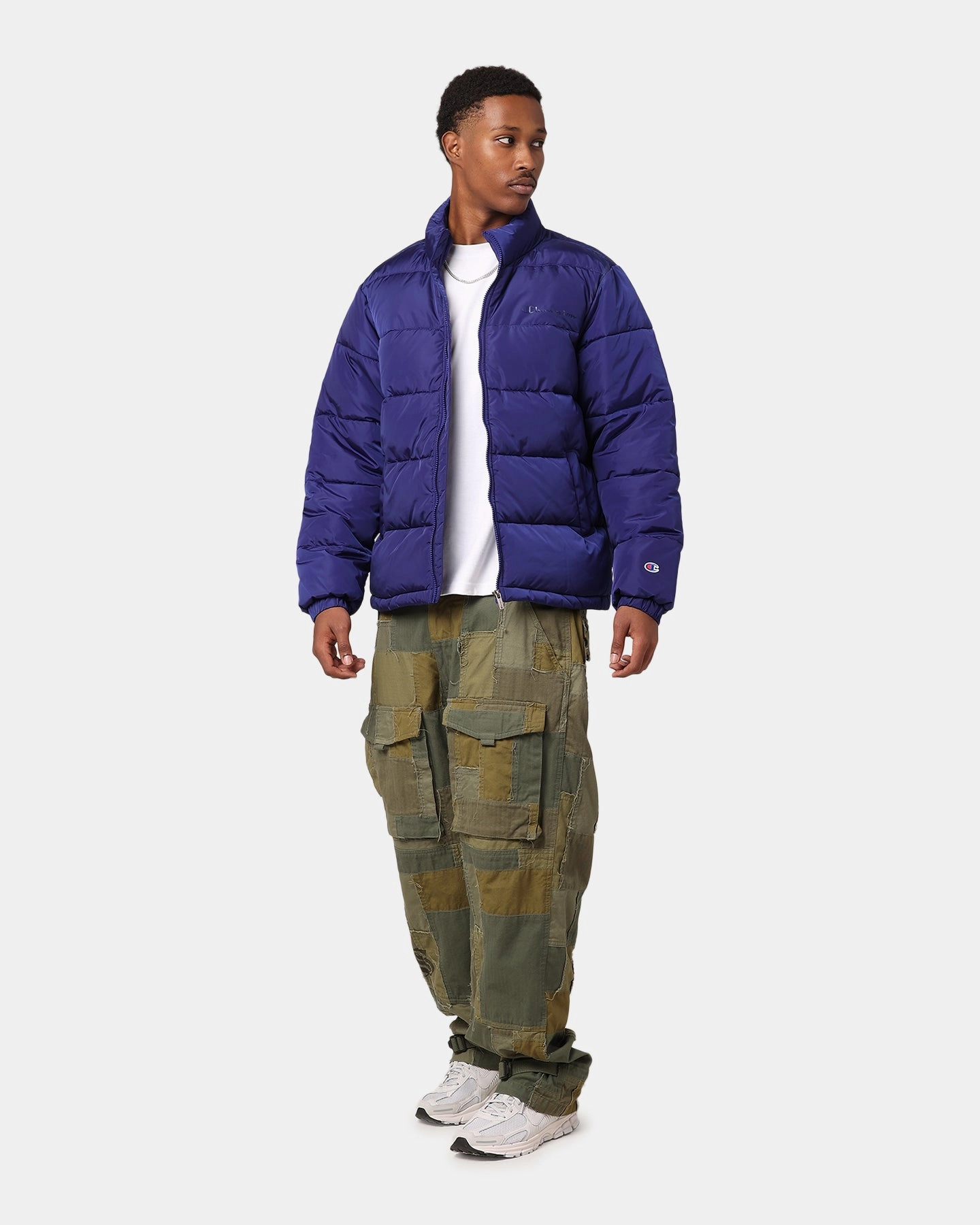 Champion Rochester Padded Puffer Jacket Chaouen Cobalt Hot Recommendation