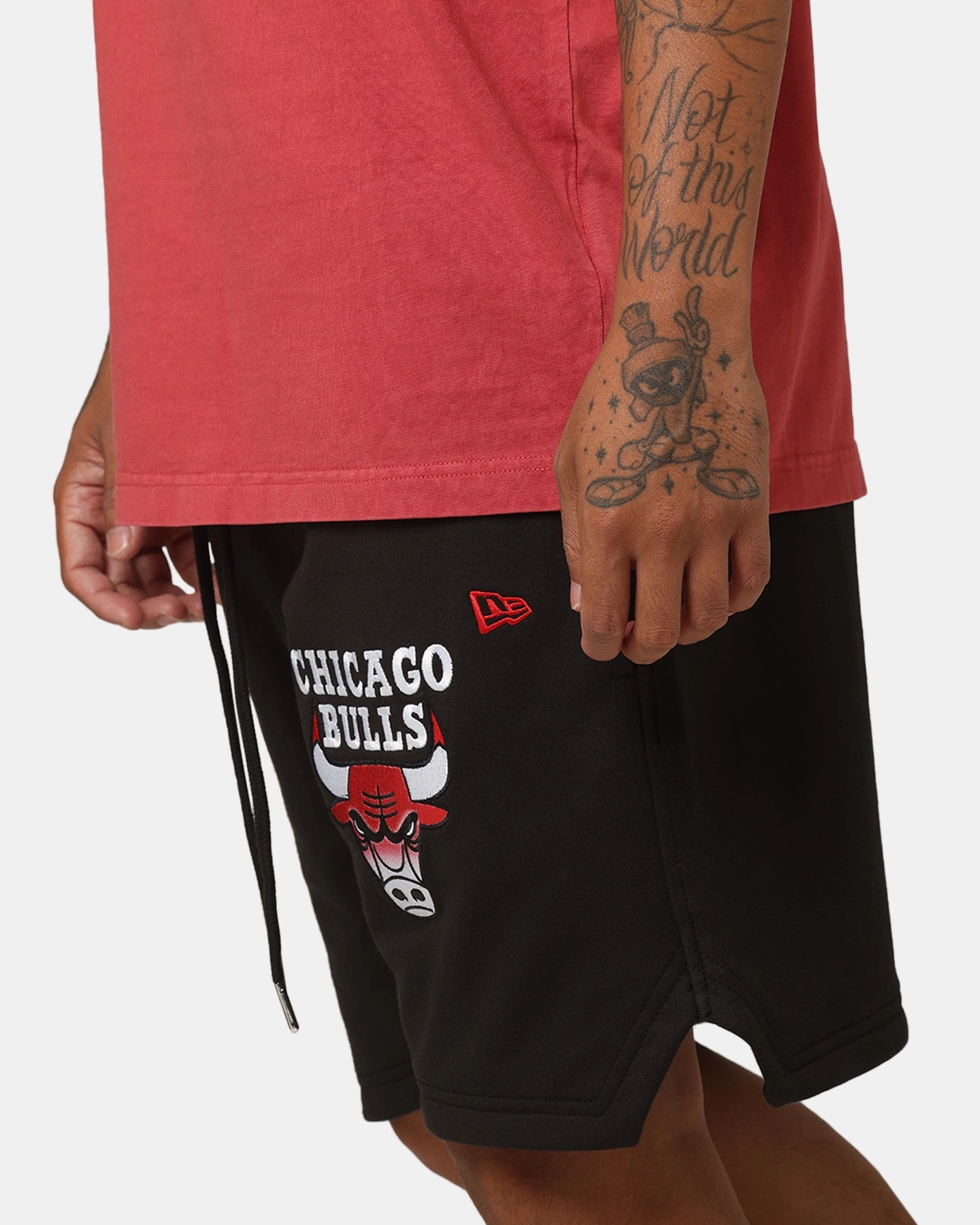 Trendy Fit New Era Chicago Bulls Higher Fade Shorts Black