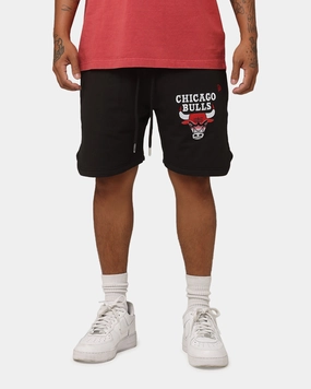 New Era Chicago Bulls Higher Fade Shorts Black Roll Up Cuff Design Reflective details