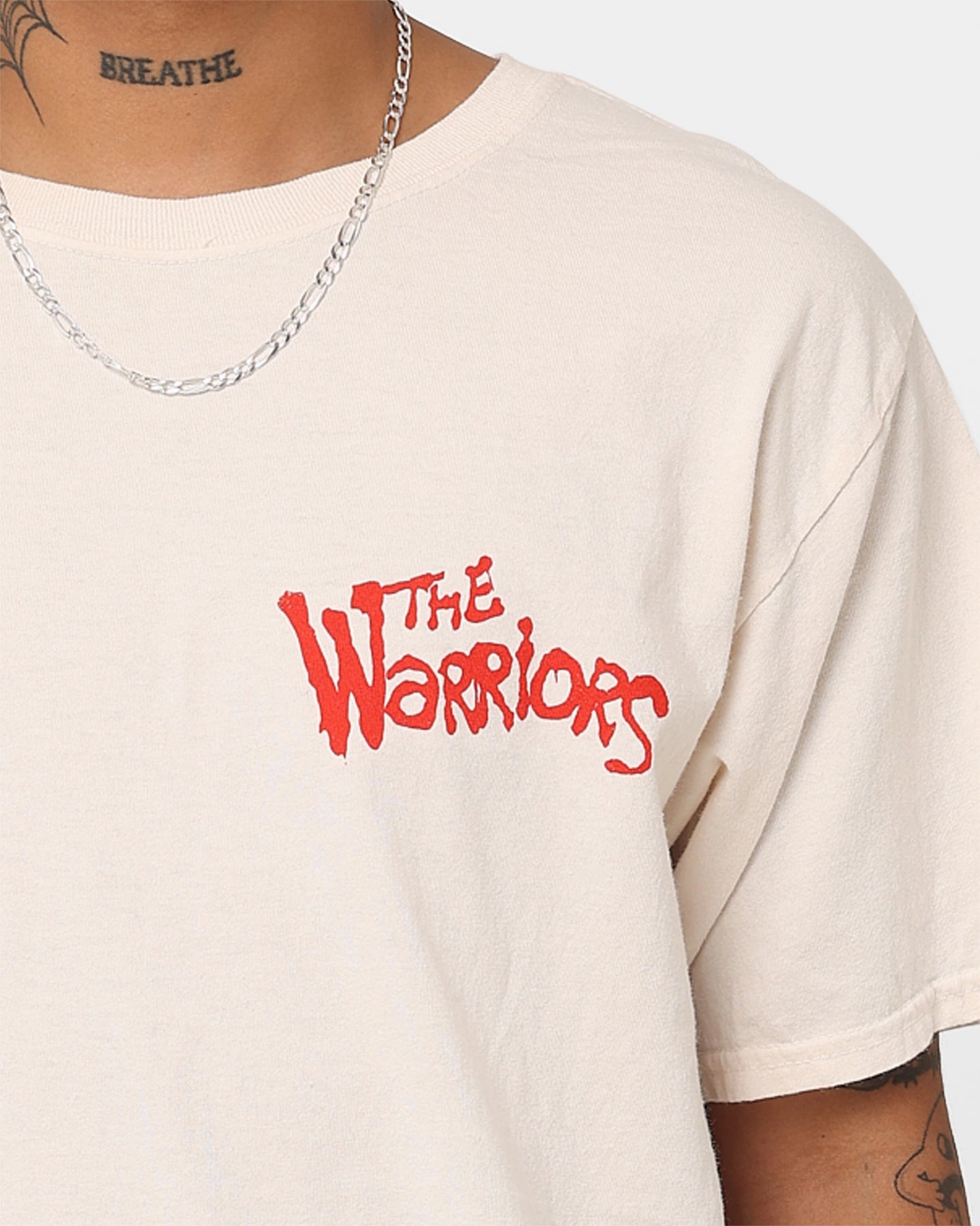 American Thrift X The Warriors The Warriors Vintage T-Shirt Off White Outdoor Fashion Cozy Feel