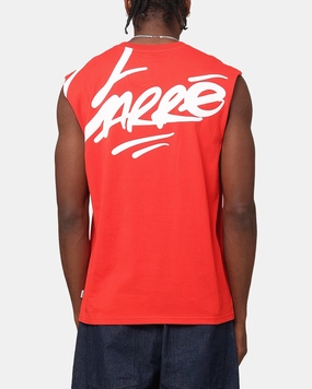 Carre Graffiti Muscle T-Shirt Red mix and match