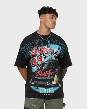 Loiter Speedway Vintage T-Shirt Vintage Black kids'