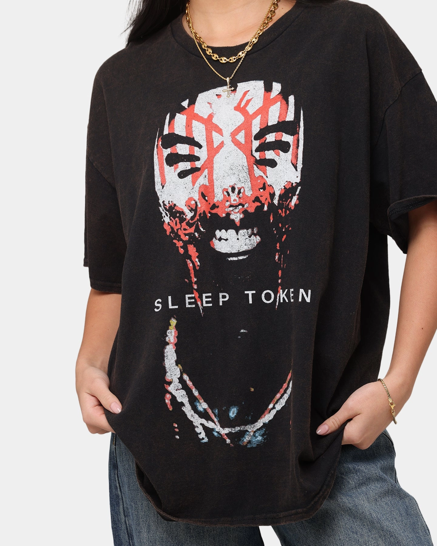 Timeless Layer Sleep Token Vessel Vintage T-Shirt Black Vintage