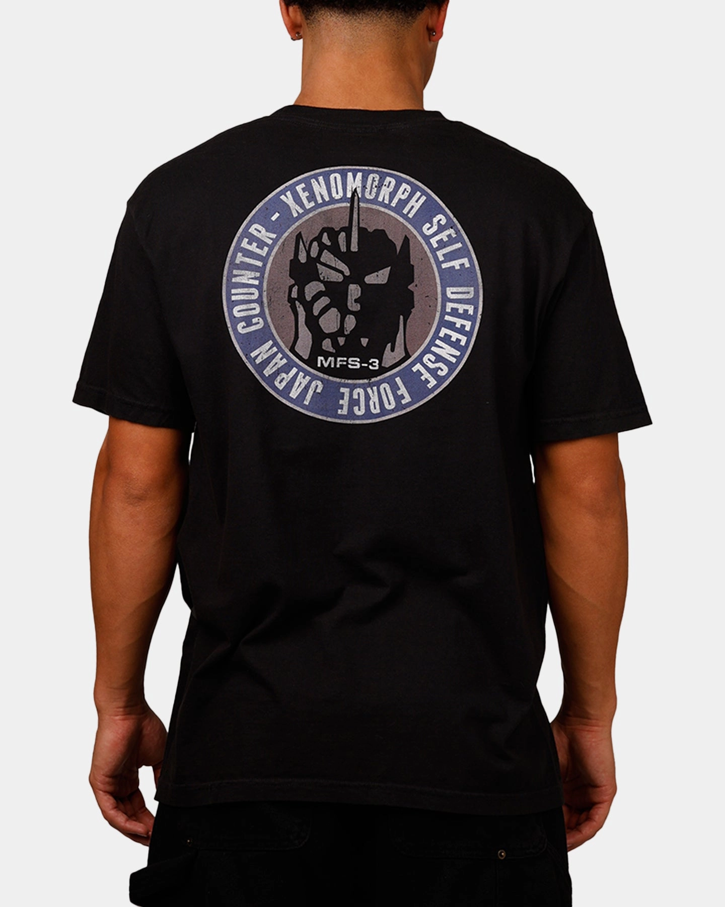 Cool Layer Wear Ripple X Godzilla Mechagodzilla T-Shirt Black