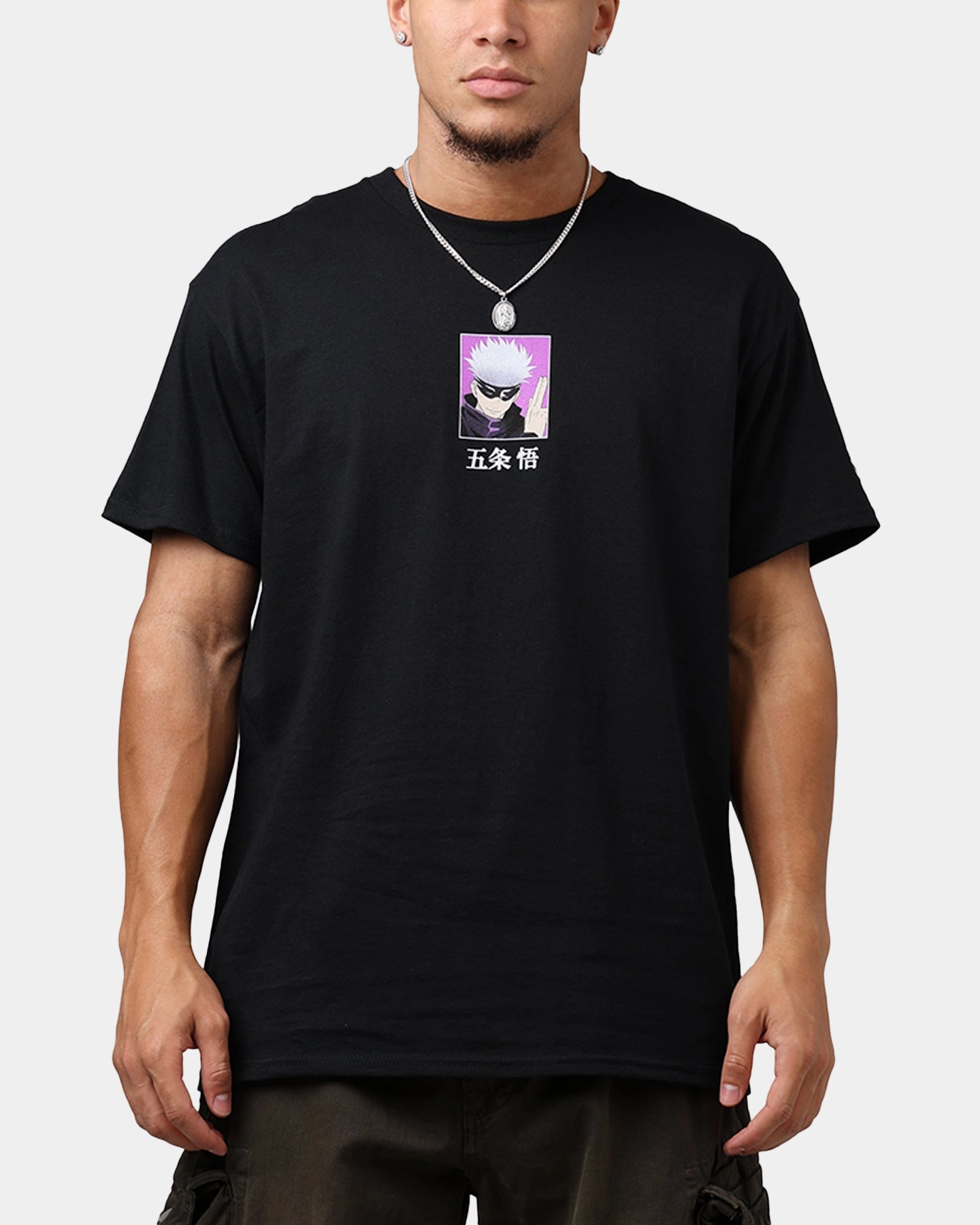Goat Crew X  jujutsu kaisen Gojo T-Shirt Black Fashion-Ready Washable