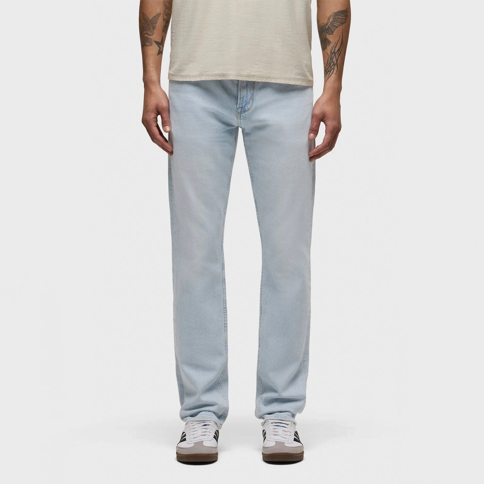 Hudson Blake Slim Straight Jeans 'Lookout' Slim Design Secure Cuff Design