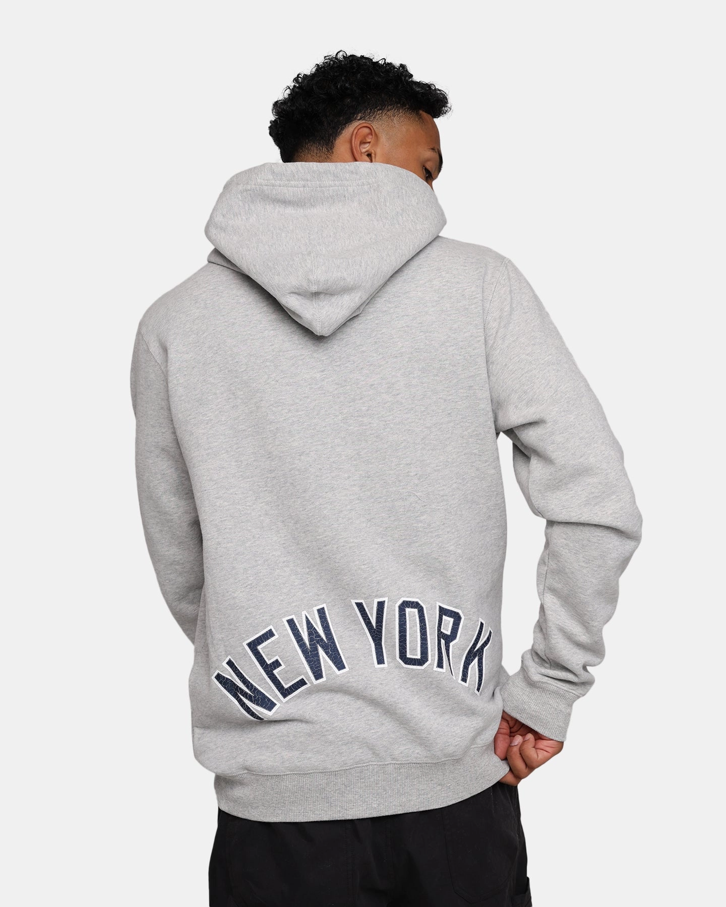 Heavy Duty Hardware New Era New York Yankees Pullover Hoodie Grey