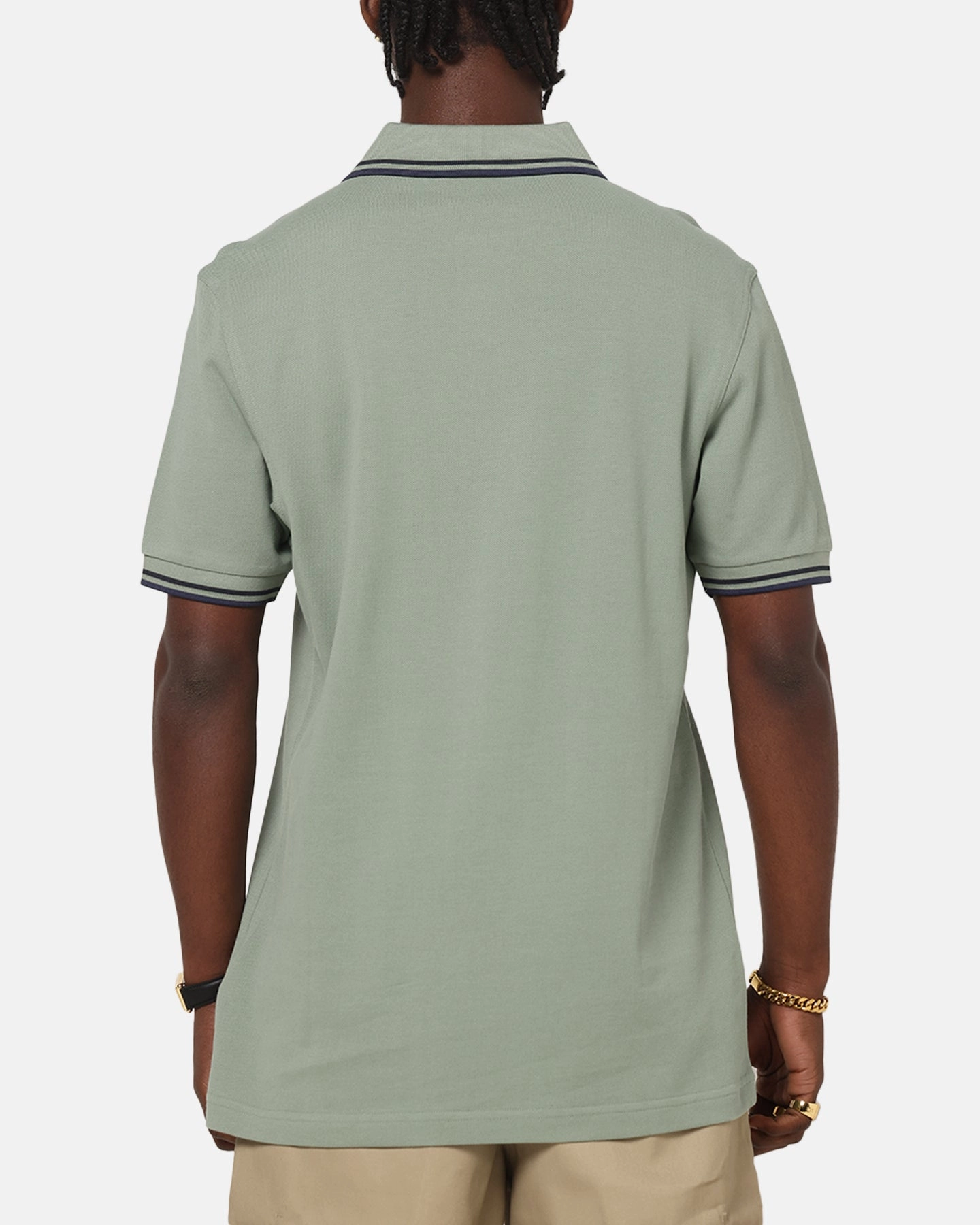 Comfortable Collar Fred Perry Twin Tipped Polo Shirt Green