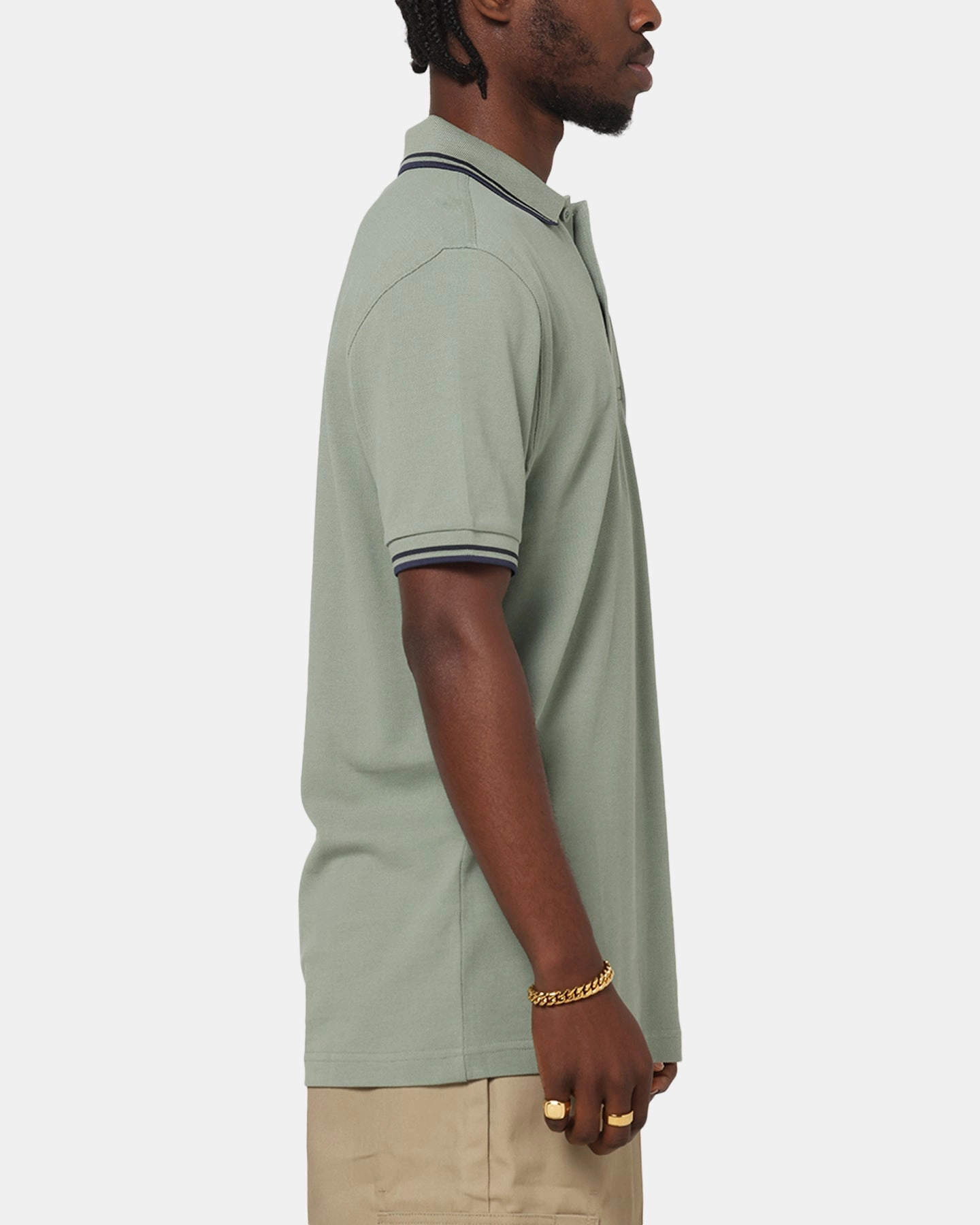 Fred Perry Twin Tipped Polo Shirt Green Golf Apparel