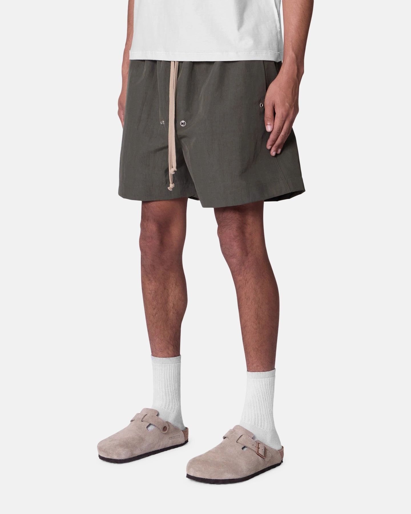 MNML Mud Shorts Olive Sweat Wicking Technology Daily Layer
