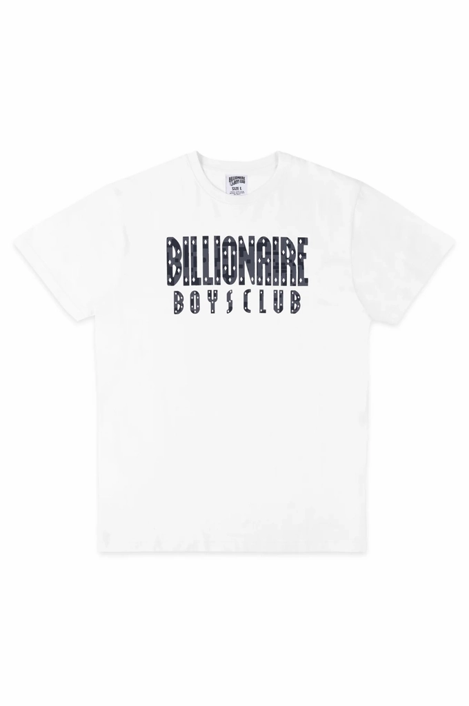 Billionaire Boys Club BB Straight QR SS Tee Bold Style Layered Collar