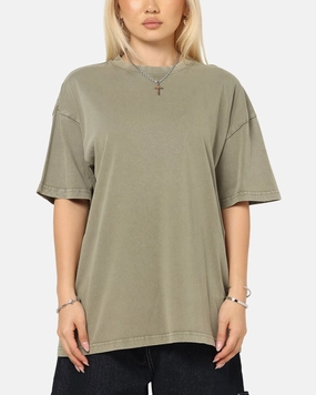 Everyday Essential Modern Layering Culture Kings Standard Drop Shoulder T-Shirt Vintage Khaki