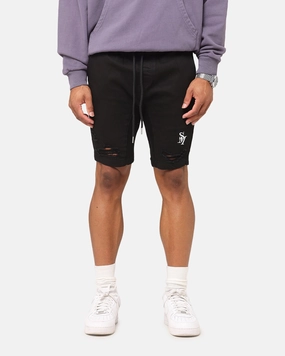 Saint Morta Annex V2 Denim Shorts Black Outdoor Look sweater