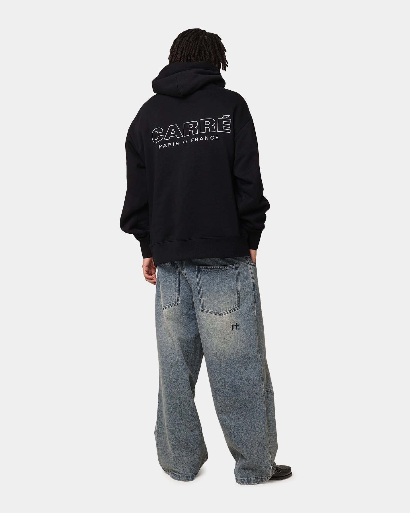Carre Out Motion Hoodie Black LowProfile Seam Design
