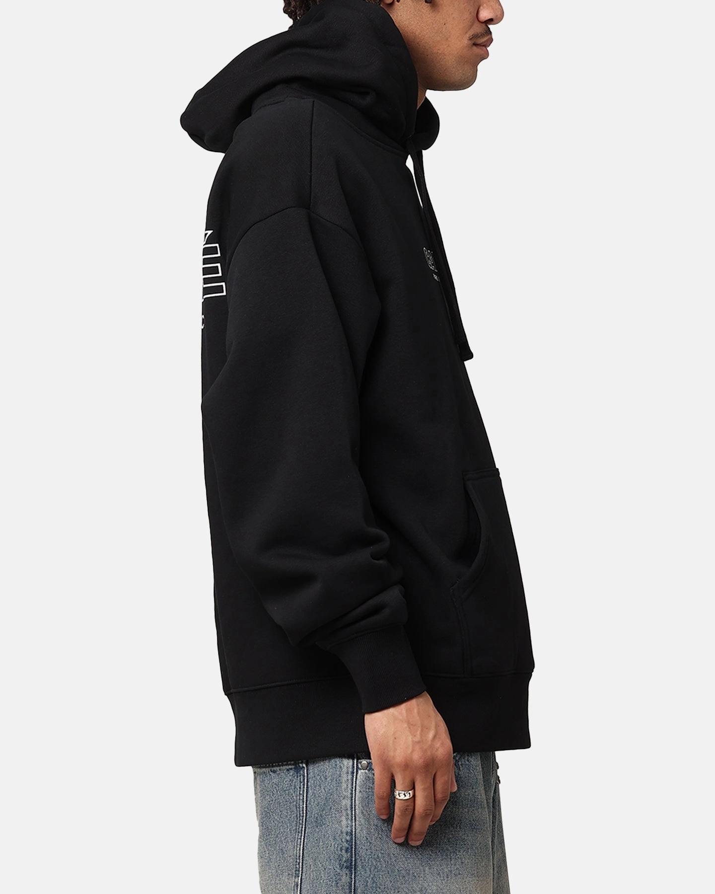 High-Performance Wear Stroll Carre Out Motion Hoodie Black