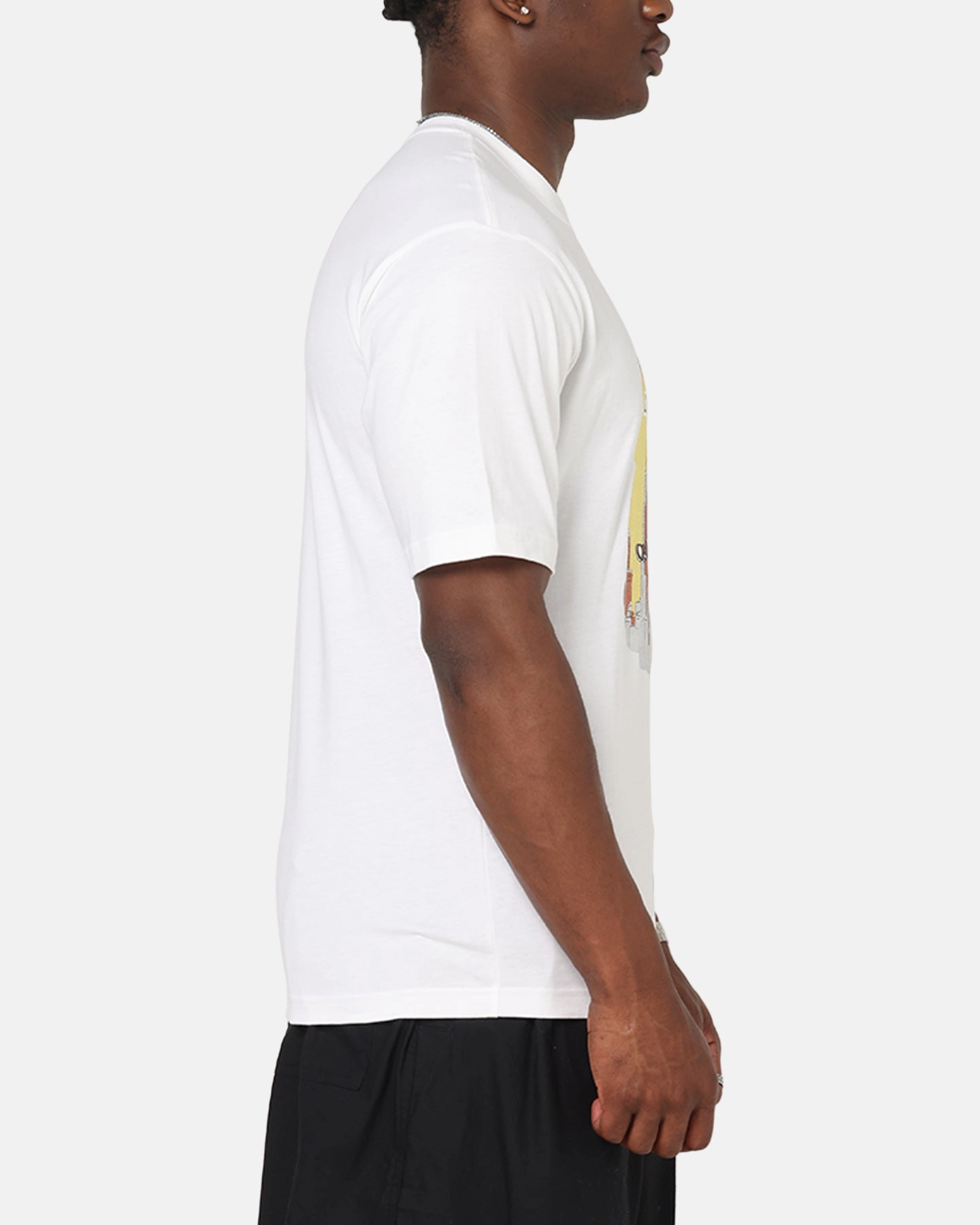Jordan Jumpman Comic Crewneck T-Shirt White/Black Chic and Cozy