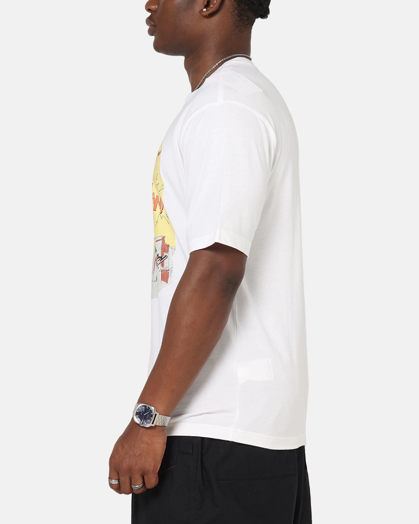 Classic Layer Jordan Jumpman Comic Crewneck T-Shirt White/Black