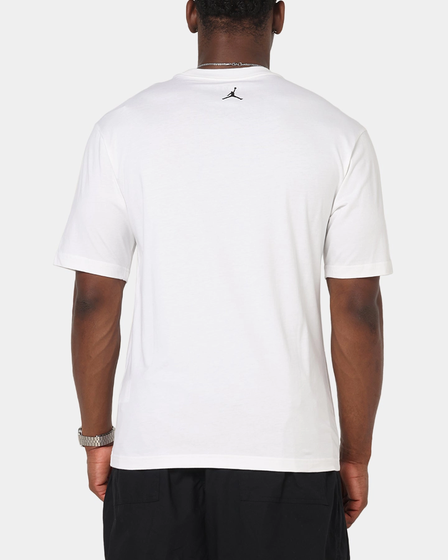 Jordan Jumpman Comic Crewneck T-Shirt White/Black Bright Color