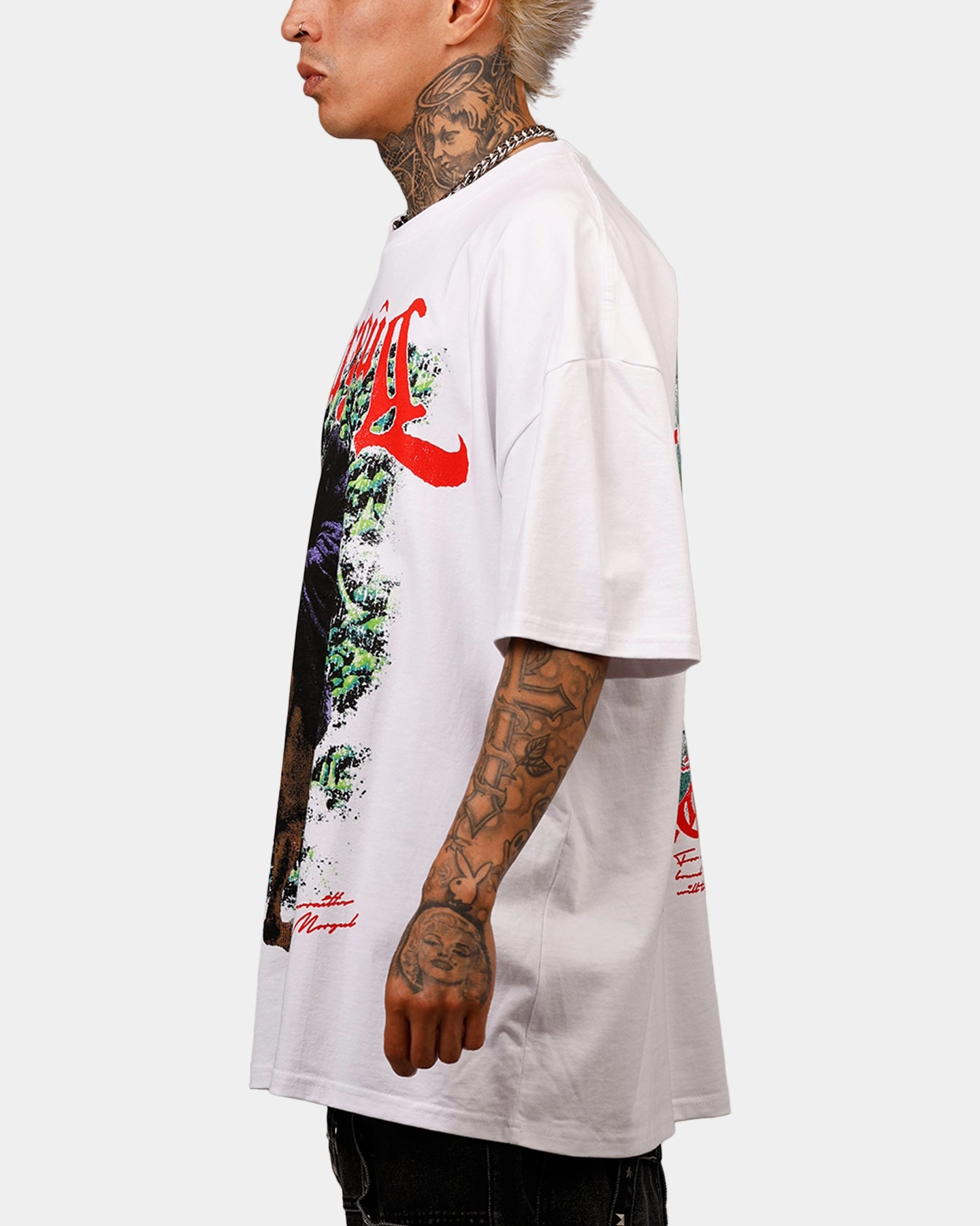 American Thrift X The Lord Of The Rings Nazgul Heavyweight Vintage T-Shirt White OdorResistantTechnology Weekend Outfit