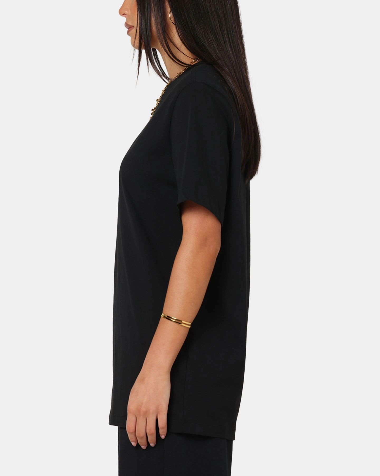 Nike Total 90 Soccer T-Shirt Black Striped Pattern