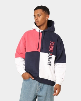 Tommy Jeans TJM Skater Archive Block Hoodie Twilight Navy Range Machine-washable