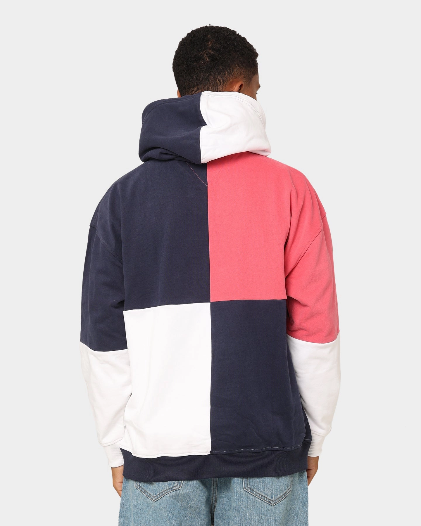 Tommy Jeans TJM Skater Archive Block Hoodie Twilight Navy home - party shopping spree