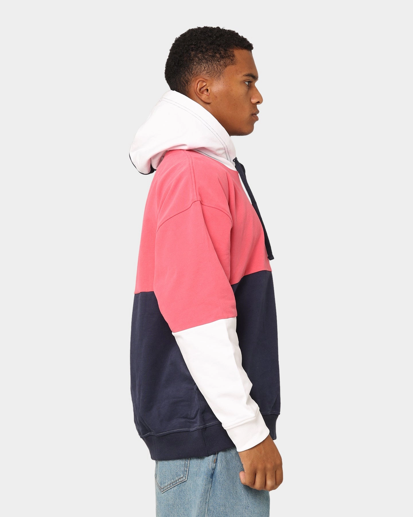 Tommy Jeans TJM Skater Archive Block Hoodie Twilight Navy Passport
