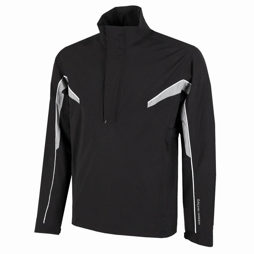 Versatile Fit Layer All Weather Protection Galvin Green Abe Golf Pullover Black/Sharkskin/White - FW22 Men