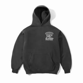 Combat - ready Military - grade Butter Goods  Terrain Pullover Hood 'Washed Black'