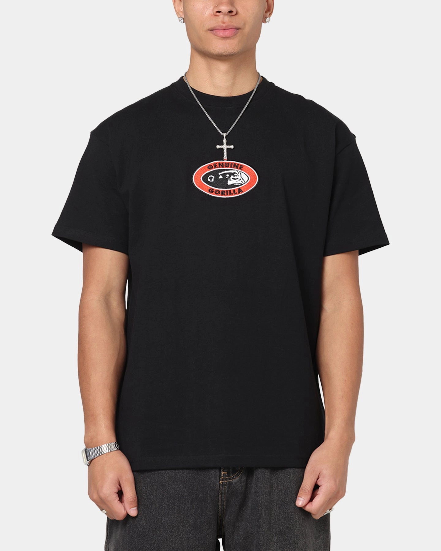 X-Large Defence T-Shirt Black Sporty Appeal birthday party