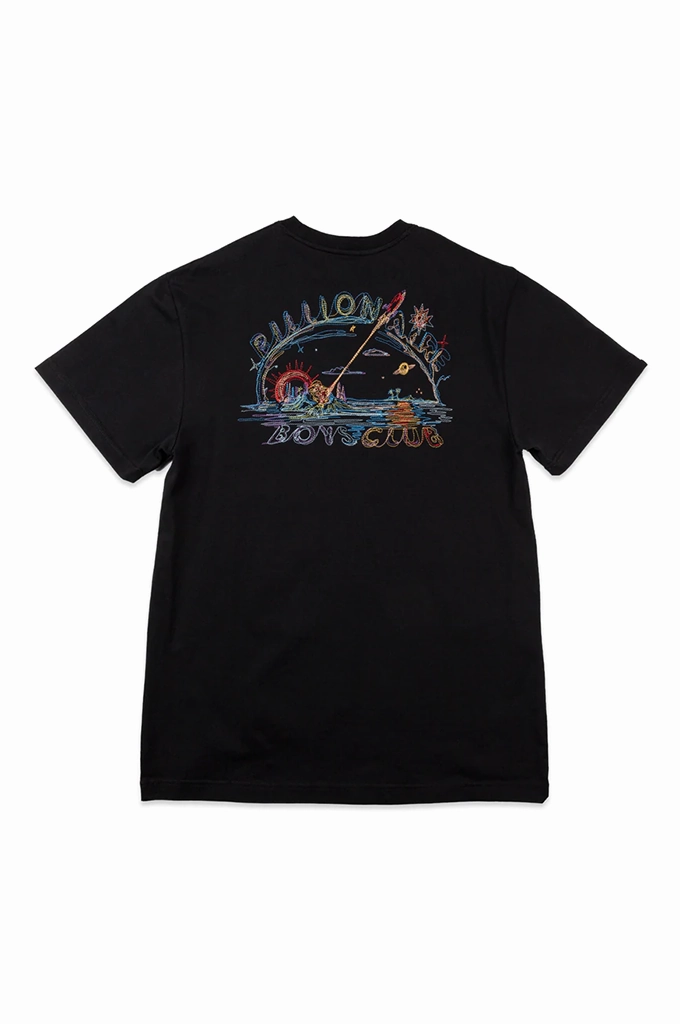 Billionaire Boys Club BB Espacio SS Knit Tee sporty wear Curved Hemline