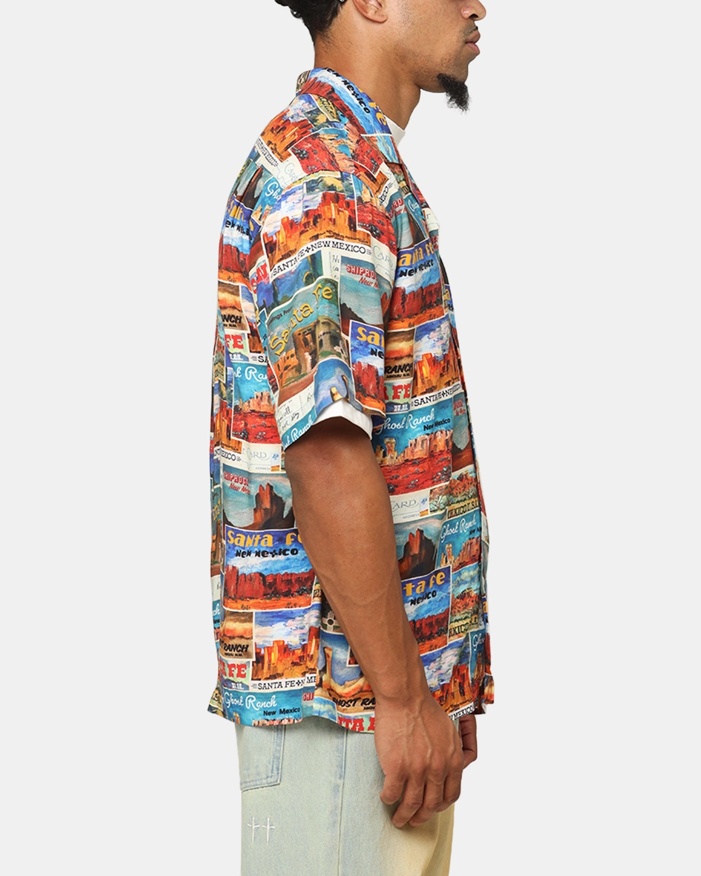 Champion Route 40 Drifter Button Up Shirt Ginger Vibrant Colors