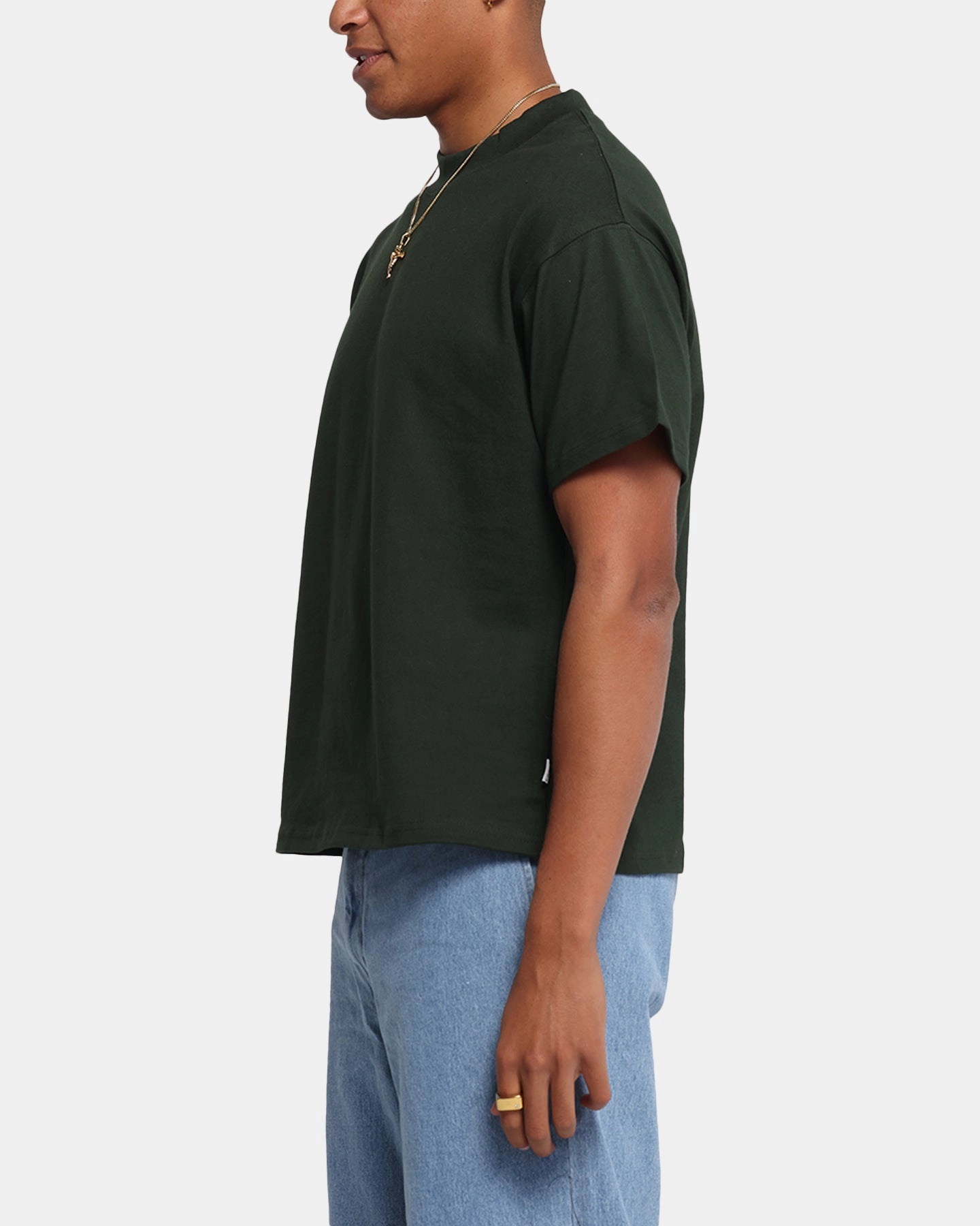 Carr?? Blanc T-Shirt Dark Green Daily Style Trend Sporty and Cool