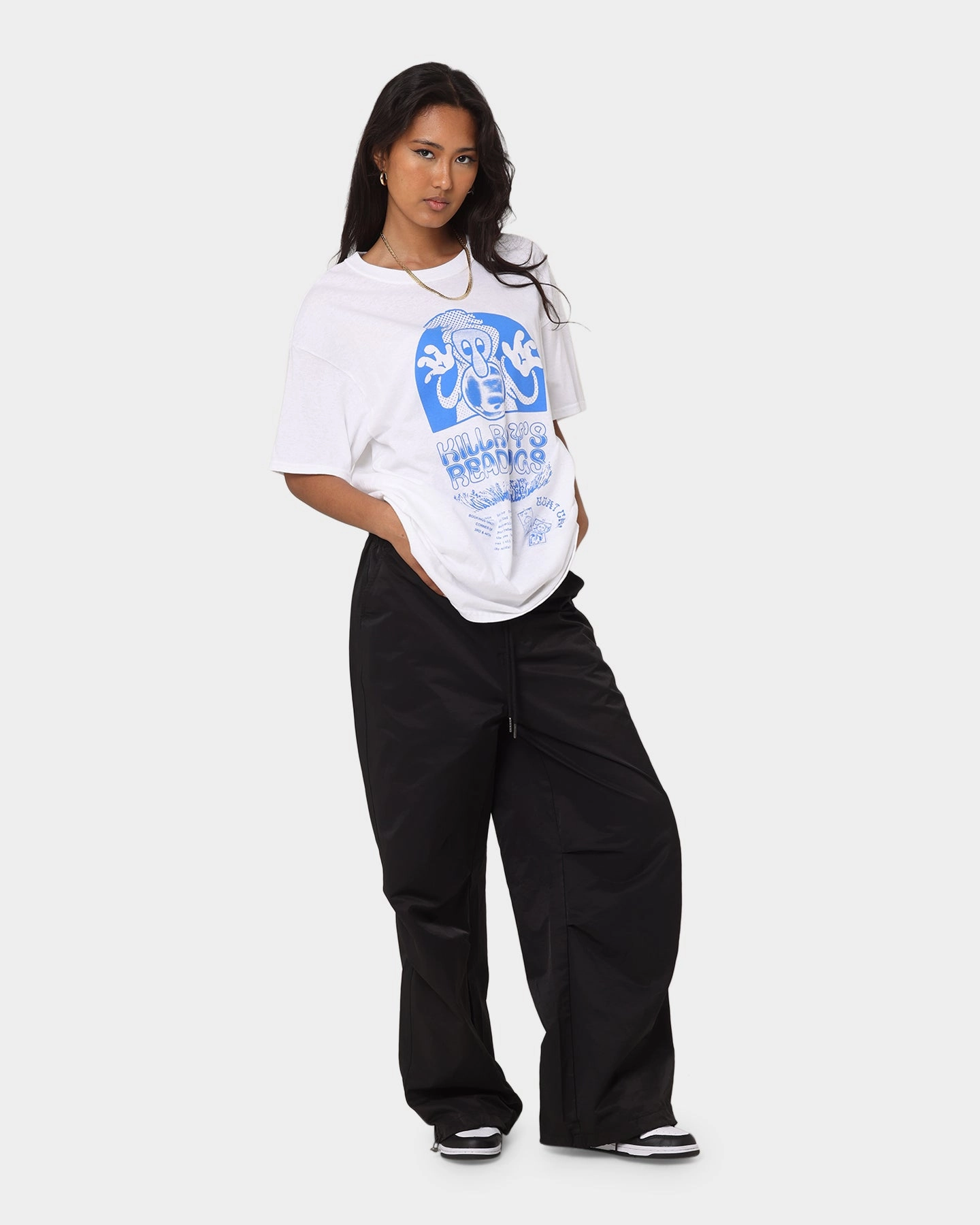 Premium Material Goat Crew Killroy's Readings T-Shirt White