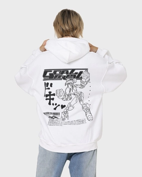 Modern Style Goat Crew Kyoto Hoodie White
