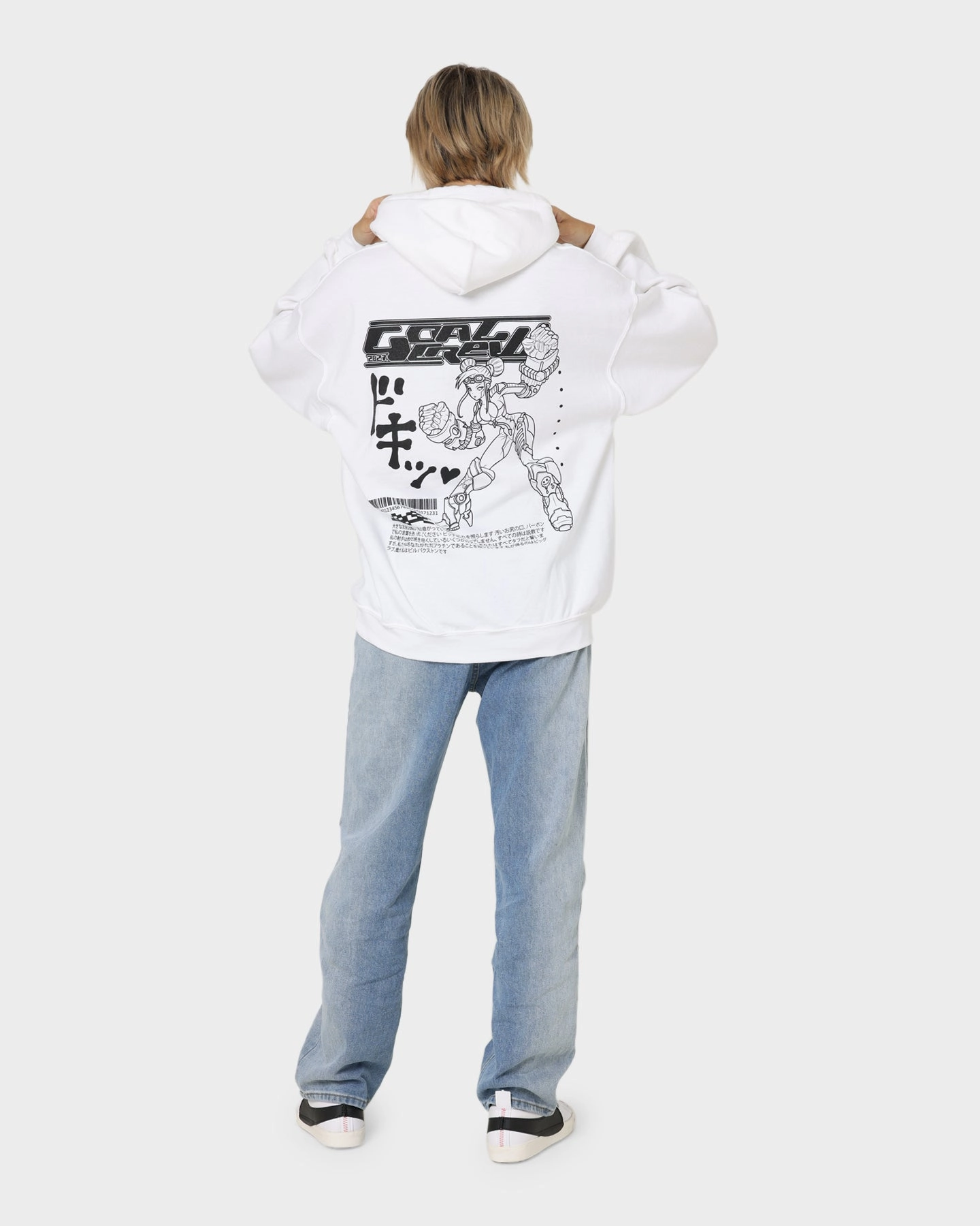 Goat Crew Kyoto Hoodie White Improve