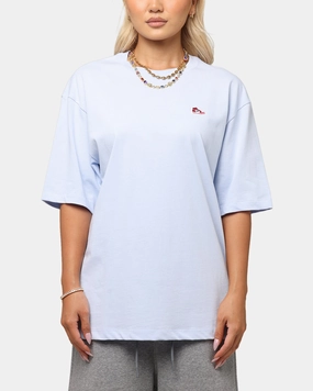 Minimalist Stitching Stylish Details Jordan Brand Sneaker Patch Crew T-Shirt Blue/Black