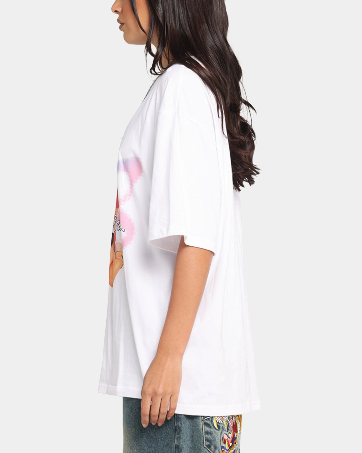 Britiney Spears Britney T-Shirt White Flattering Cut