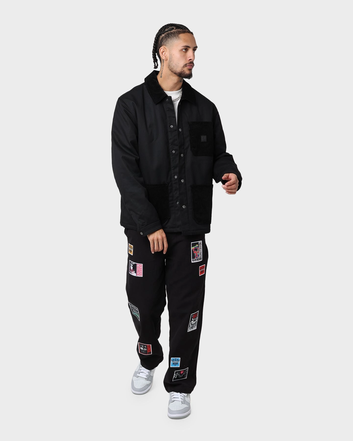Brixton Brixton X Survey Lined Coat Black Warm Weather Wear