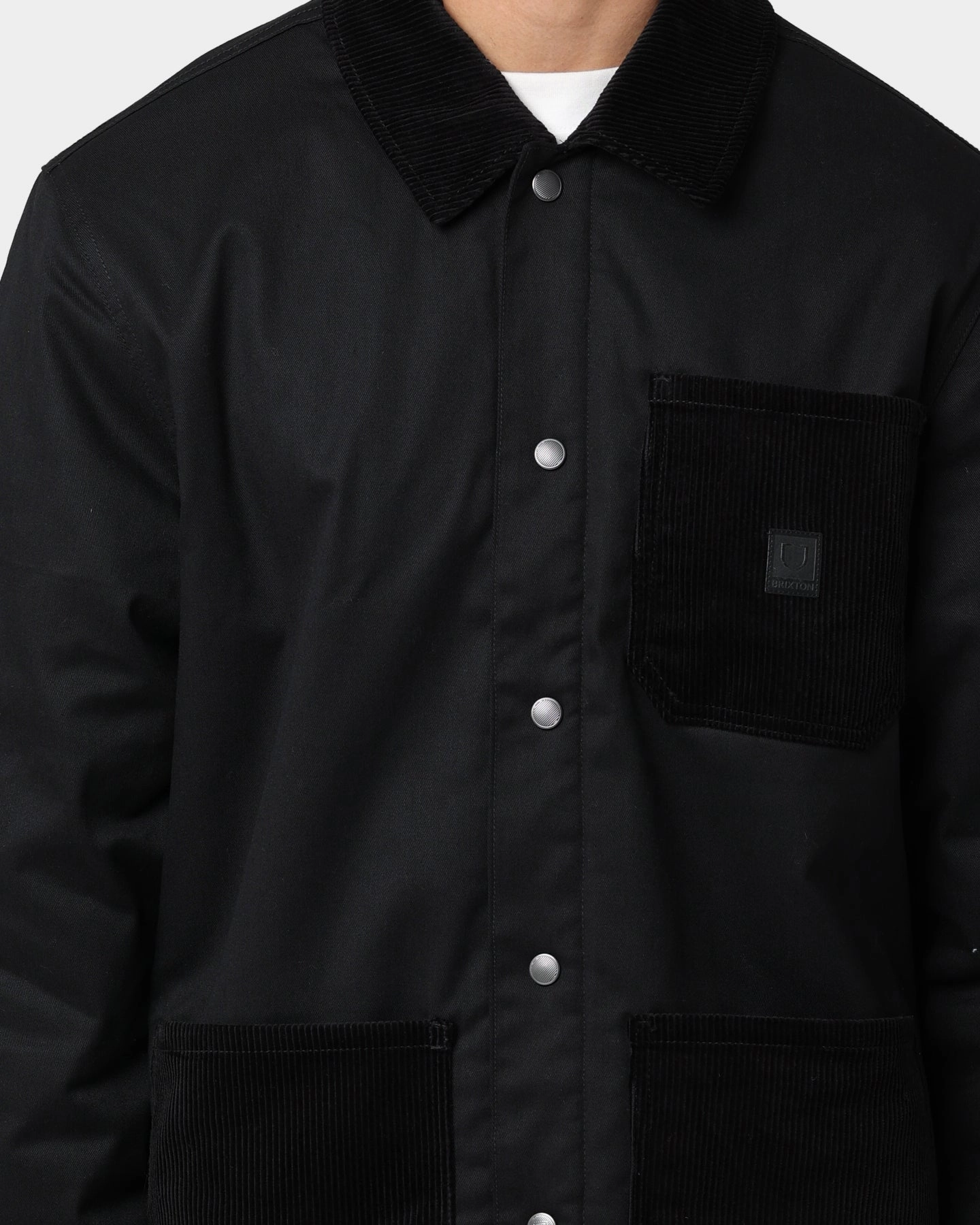 Brixton Brixton X Survey Lined Coat Black heirloom