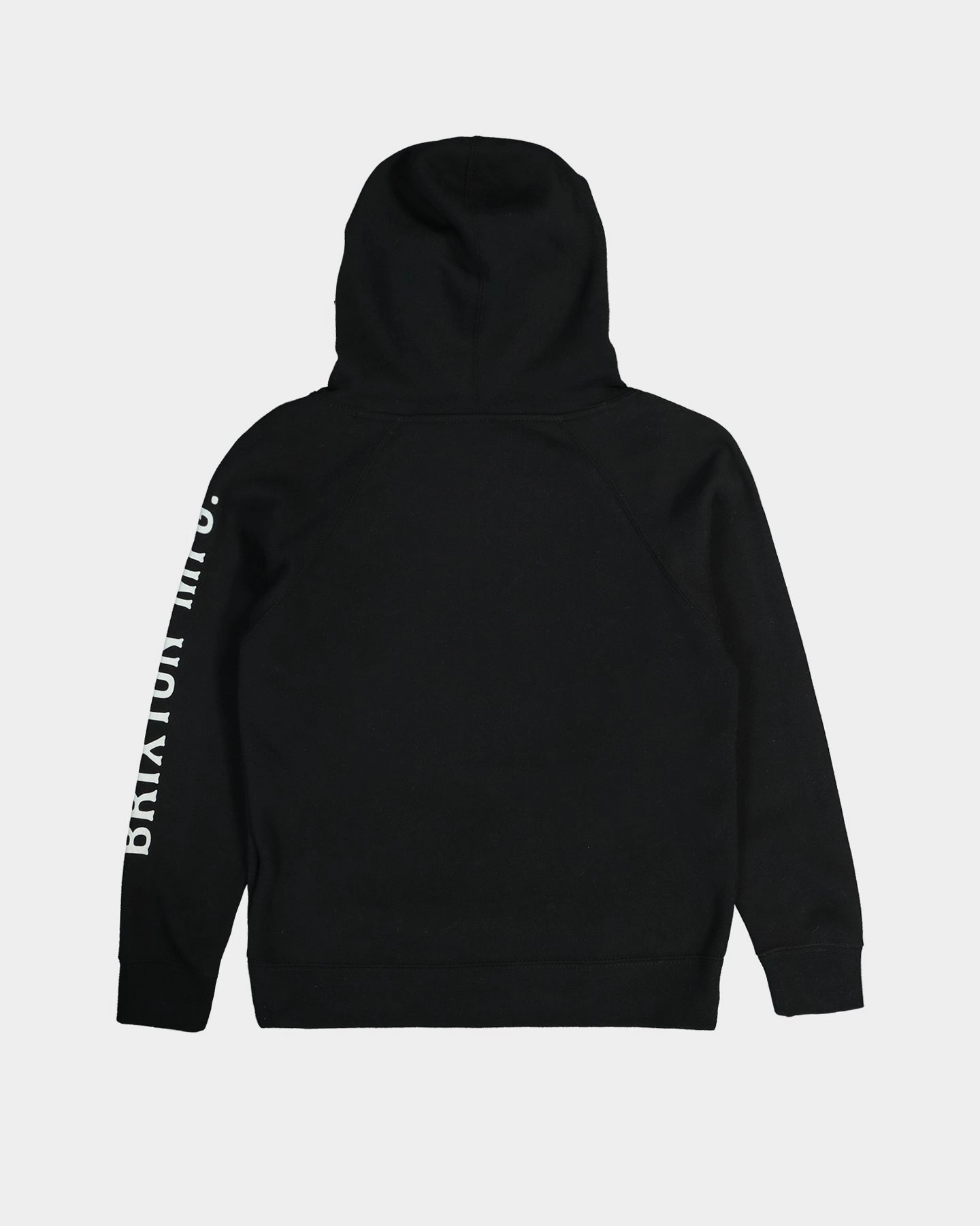 Brixton Kid's Forte Pullover Hoodie Black Flexible Motion