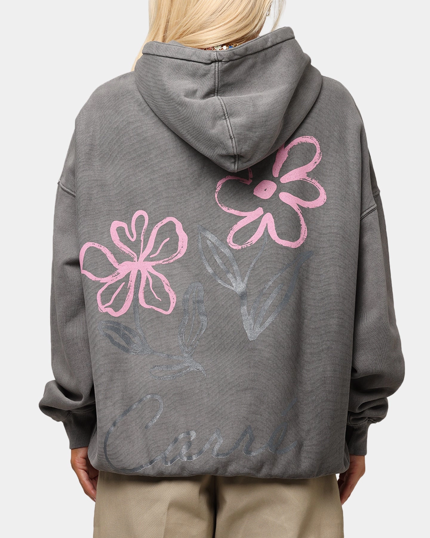 Carre Hand Picked Hoodie Washed Charcoal Urban