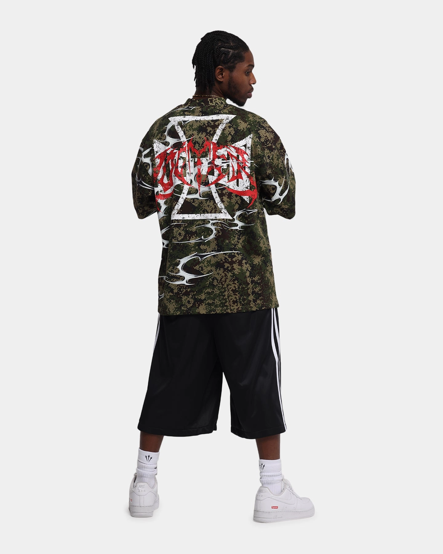 Non Fading Material Trendy Vibe Loiter Malitia T-Shirt Camo