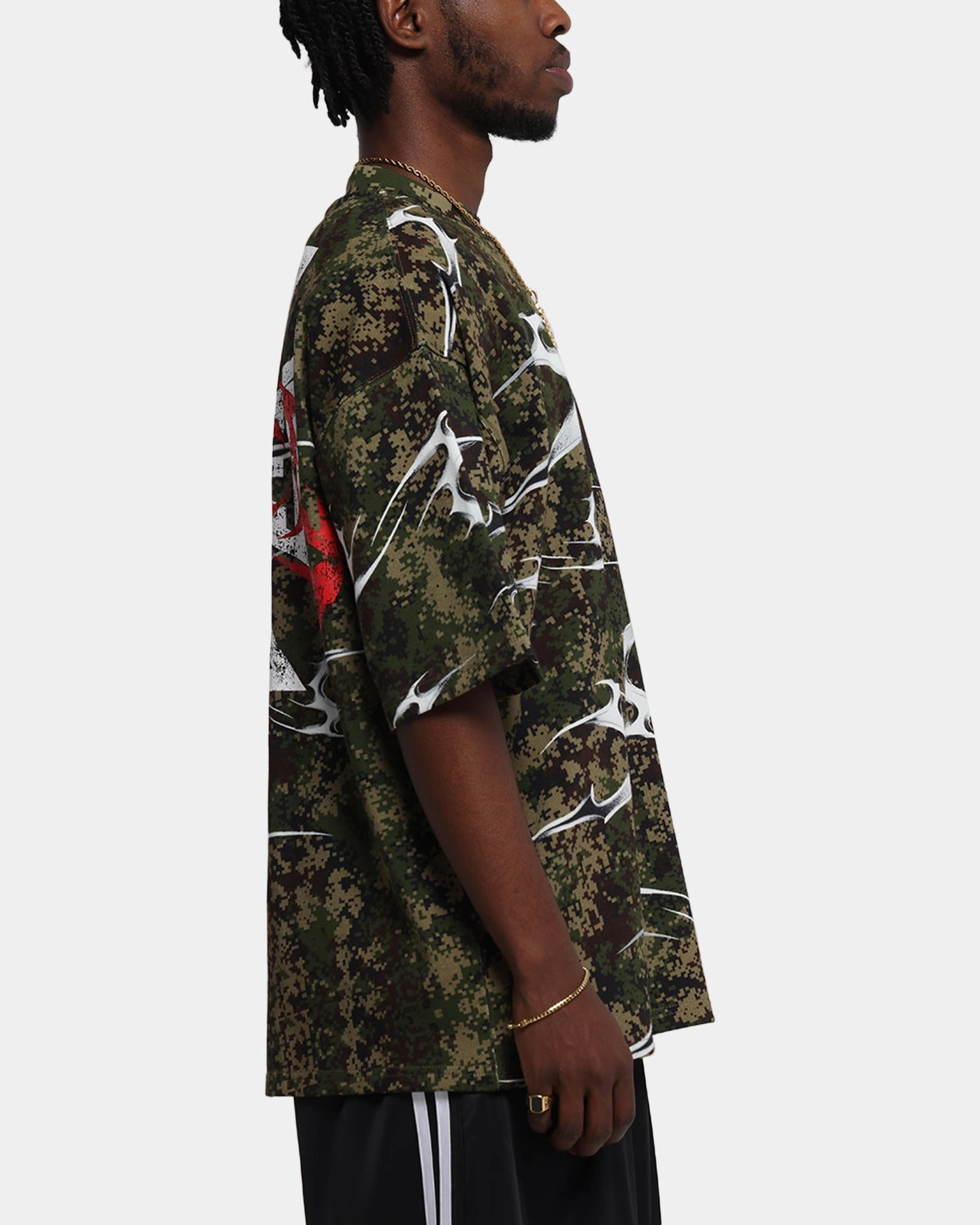 Stylish Details Loiter Malitia T-Shirt Camo